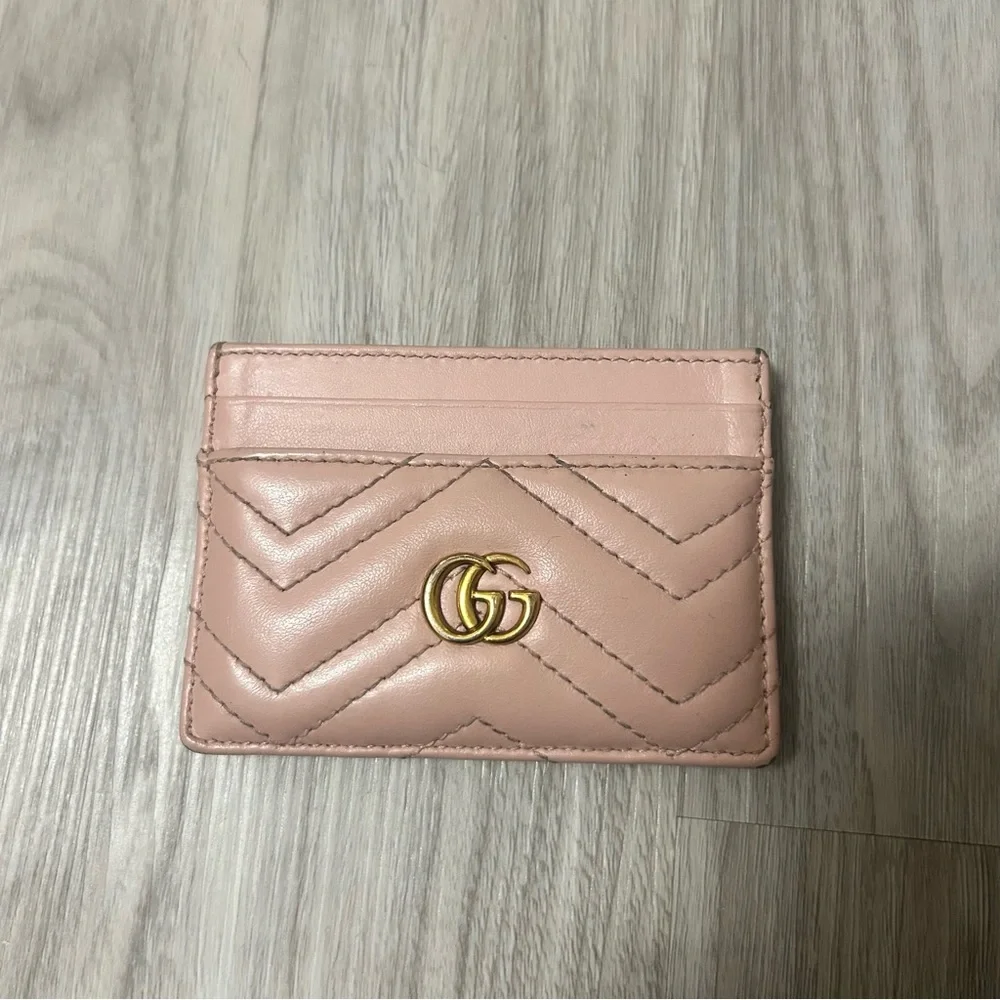 Gucci GG Marmont Leather Card Case